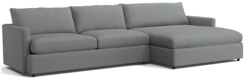 Lounge 2-Piece Right-Arm Extra Wide Chaise Sectional Sofa - image 0 of 11