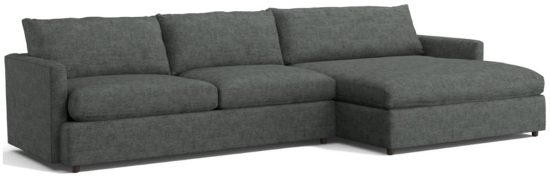 Lounge 2-Piece Right-Arm Extra Wide Chaise Sectional Sofa - image 0 of 13