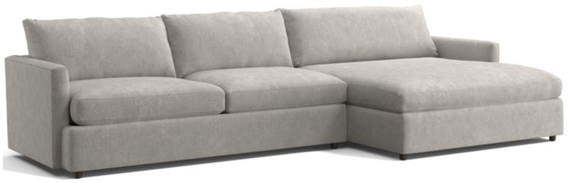 Lounge 2-Piece Right-Arm Extra Wide Chaise Sectional Sofa - image 0 of 11