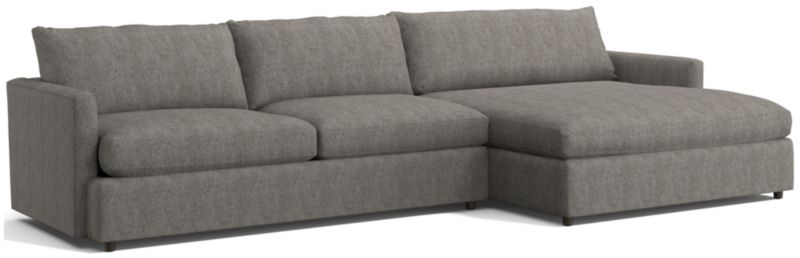 Lounge 2-Piece Right-Arm Extra Wide Chaise Sectional Sofa - image 0 of 11