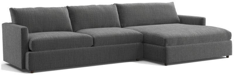 Lounge 2-Piece Right-Arm Extra Wide Chaise Sectional Sofa - image 0 of 11