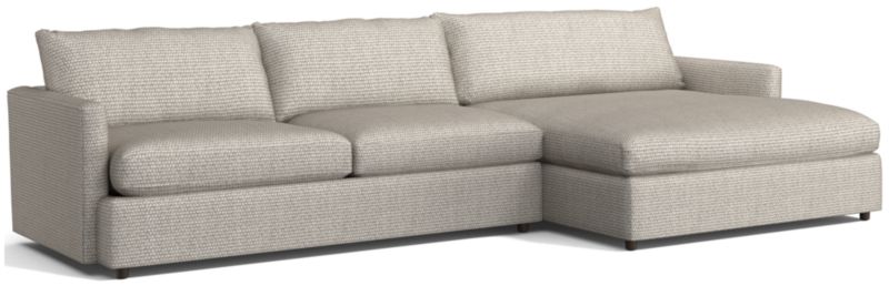 Lounge 2-Piece Right-Arm Extra Wide Chaise Sectional Sofa - image 0 of 11