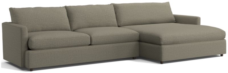 Lounge 2-Piece Right-Arm Extra Wide Chaise Sectional Sofa - image 0 of 11