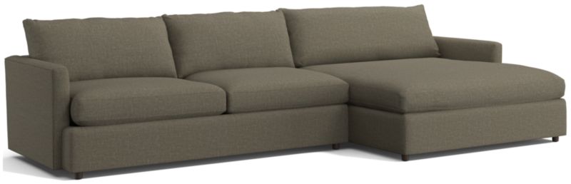 Lounge 2-Piece Right-Arm Extra Wide Chaise Sectional Sofa - image 0 of 11