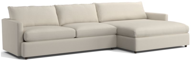 Lounge 2-Piece Right-Arm Extra Wide Chaise Sectional Sofa - image 0 of 11