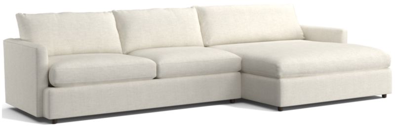 Lounge 2-Piece Right-Arm Extra Wide Chaise Sectional Sofa - image 0 of 11