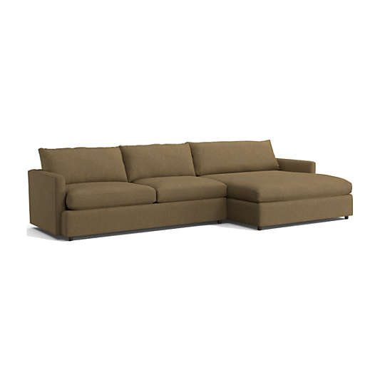 Lounge 2-Piece Right-Arm Extra Wide Chaise Sectional Sofa