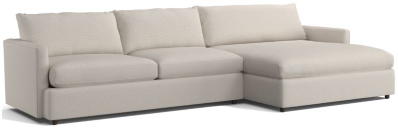 Lounge 2-Piece Right-Arm Extra Wide Chaise Sectional Sofa - image 0 of 11