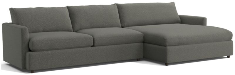 Lounge 2-Piece Right-Arm Extra Wide Chaise Sectional Sofa - image 0 of 11