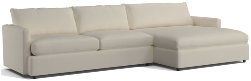 Lounge 2-Piece Right-Arm Extra Wide Chaise Sectional Sofa - image 0 of 11