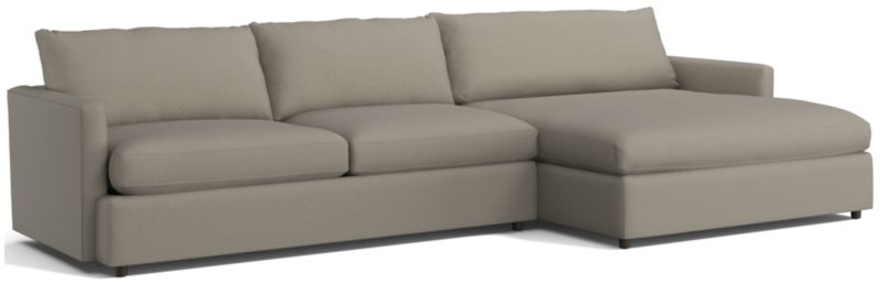 Lounge 2-Piece Right-Arm Extra Wide Chaise Sectional Sofa - image 0 of 11