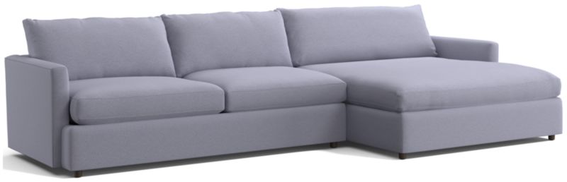 Lounge 2-Piece Right-Arm Extra Wide Chaise Sectional Sofa - image 0 of 11