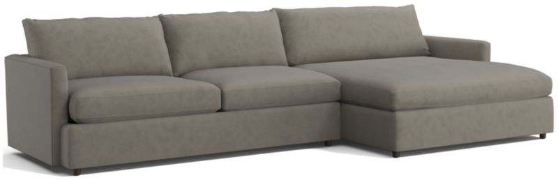 Lounge 2-Piece Right-Arm Extra Wide Chaise Sectional Sofa - image 0 of 11