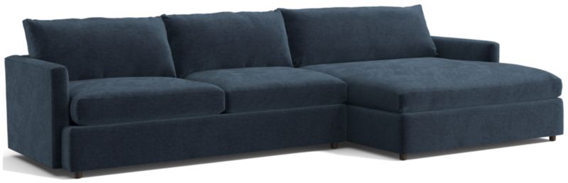 Lounge 2-Piece Right-Arm Extra Wide Chaise Sectional Sofa - image 0 of 13