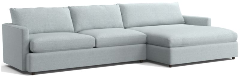 Lounge 2-Piece Right-Arm Extra Wide Chaise Sectional Sofa - image 0 of 12