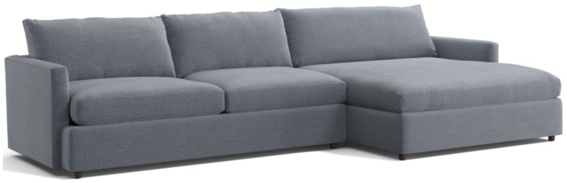 Lounge 2-Piece Right-Arm Extra Wide Chaise Sectional Sofa - image 0 of 12