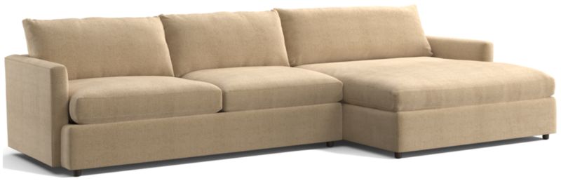 Lounge 2-Piece Right-Arm Extra Wide Chaise Sectional Sofa - image 0 of 11