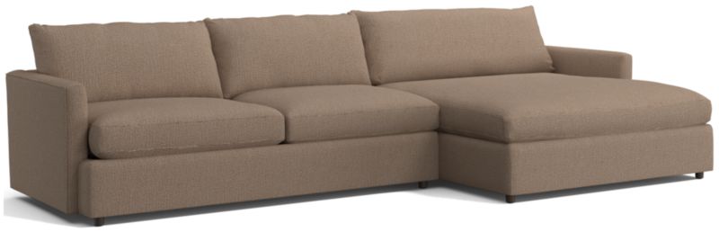 Lounge 2-Piece Right-Arm Extra Wide Chaise Sectional Sofa - image 0 of 13