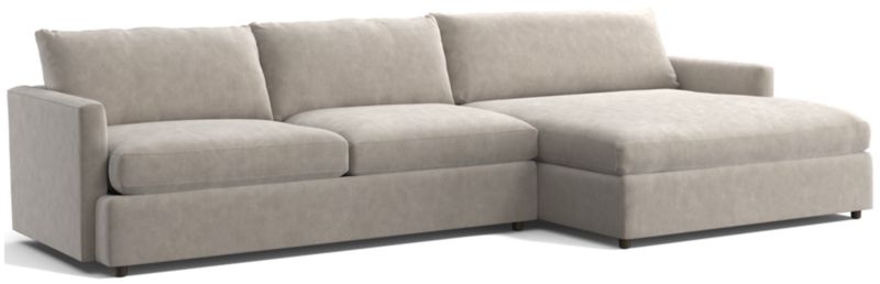 Lounge 2-Piece Right-Arm Extra Wide Chaise Sectional Sofa - image 0 of 12