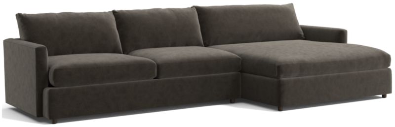 Lounge 2-Piece Right-Arm Extra Wide Chaise Sectional Sofa - image 0 of 12