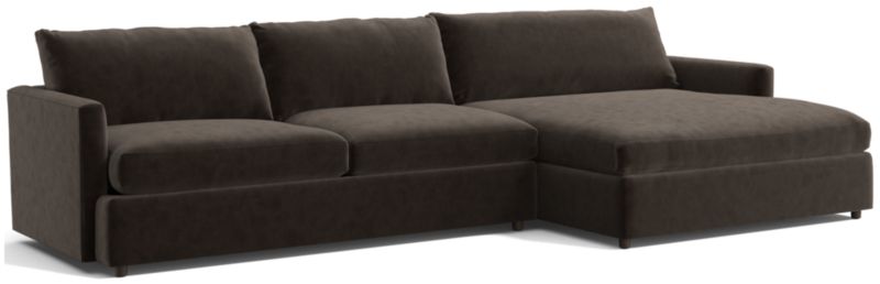 Lounge 2-Piece Right-Arm Extra Wide Chaise Sectional Sofa - image 0 of 12