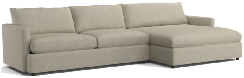 Lounge 2-Piece Right-Arm Extra Wide Chaise Sectional Sofa - image 0 of 12