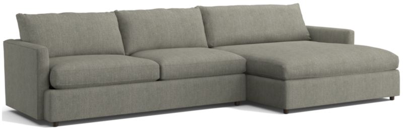 Lounge 2-Piece Right-Arm Extra Wide Chaise Sectional Sofa - image 0 of 11