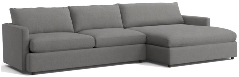 Lounge 2-Piece Right-Arm Extra Wide Chaise Sectional Sofa - image 0 of 13