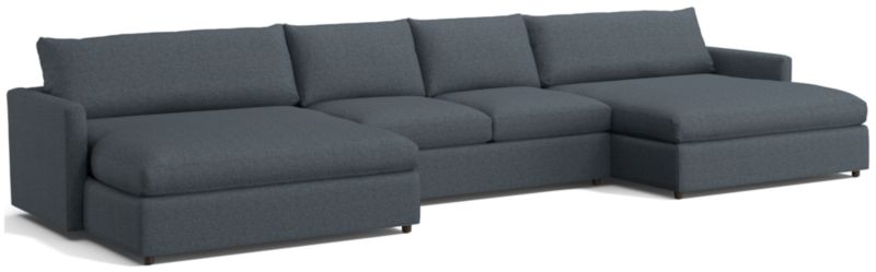 Lounge 3-Piece Double Chaise Sectional Sofa - image 0 of 11