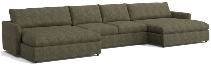 Lounge 3-Piece Double Chaise Sectional Sofa - image 0 of 12