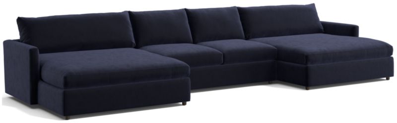 Lounge 3-Piece Double Chaise Sectional Sofa - image 0 of 12