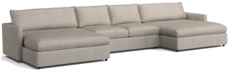 Lounge 3-Piece Double Chaise Sectional Sofa - image 0 of 11