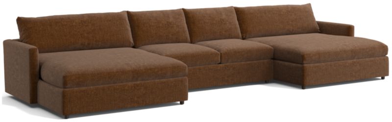 Lounge 3-Piece Double Chaise Sectional Sofa - image 0 of 12