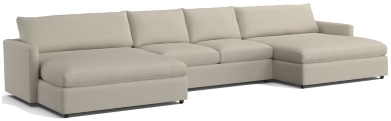 Lounge 3-Piece Double Chaise Sectional Sofa - image 0 of 11