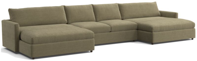 Lounge 3-Piece Double Chaise Sectional Sofa - image 0 of 12