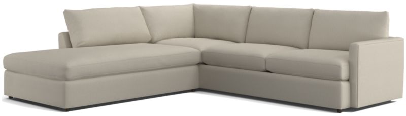 Lounge 2-Piece Left-Arm Bumper Sectional Sofa - image 0 of 11