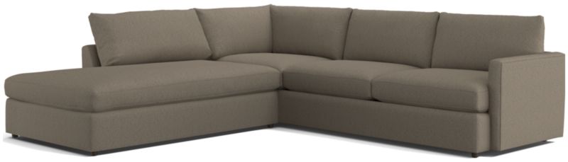 Lounge 2-Piece Left-Arm Bumper Sectional Sofa - image 0 of 11