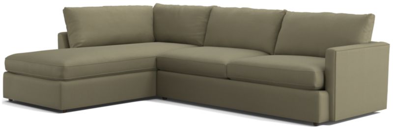 Lounge 2-Piece L-Shaped Sectional Sofa with Left-Arm Bumper - image 0 of 11