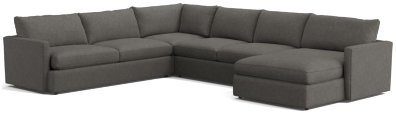 Lounge 4-Piece L-Shaped Sectional Sofa with Right-Arm Storage Chaise - image 0 of 12