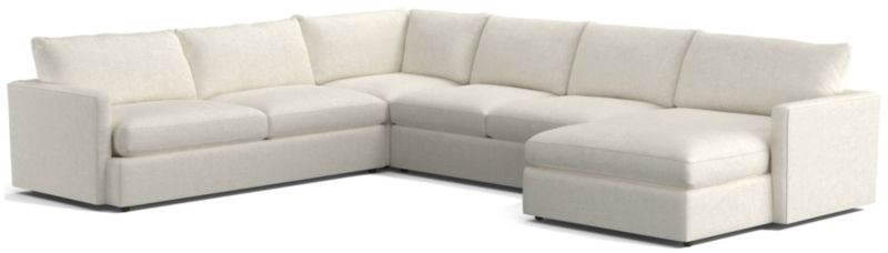 Lounge 4-Piece L-Shaped Sectional Sofa with Right-Arm Storage Chaise - image 0 of 13