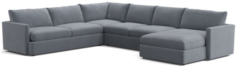 Lounge 4-Piece L-Shaped Sectional Sofa with Right-Arm Storage Chaise - image 0 of 12