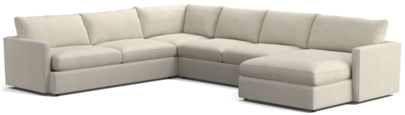 Lounge 4-Piece L-Shaped Sectional Sofa with Right-Arm Storage Chaise - image 0 of 13