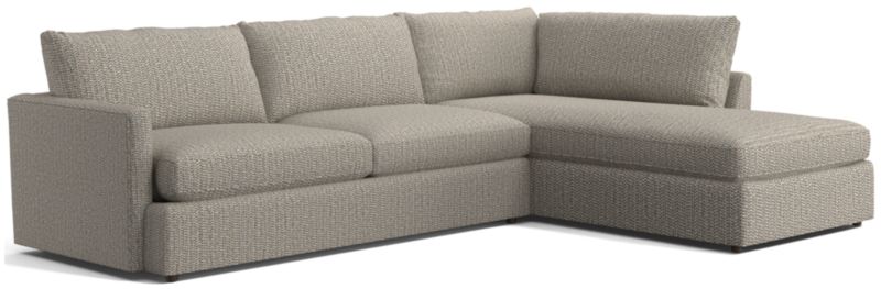 Lounge 2Piece LShaped Sofa with RightArm Bumper + Reviews Crate