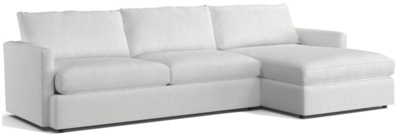Lounge 2Piece Sectional Sofa with RightArm Storage Chaise + Reviews