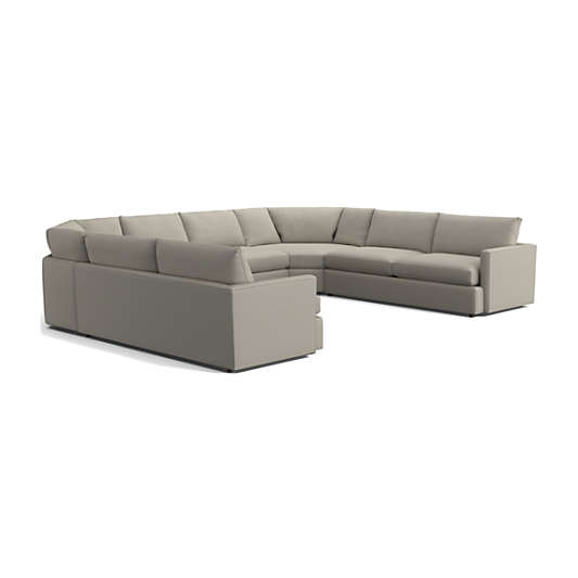Lounge 5-Piece Wedge Sectional Sofa