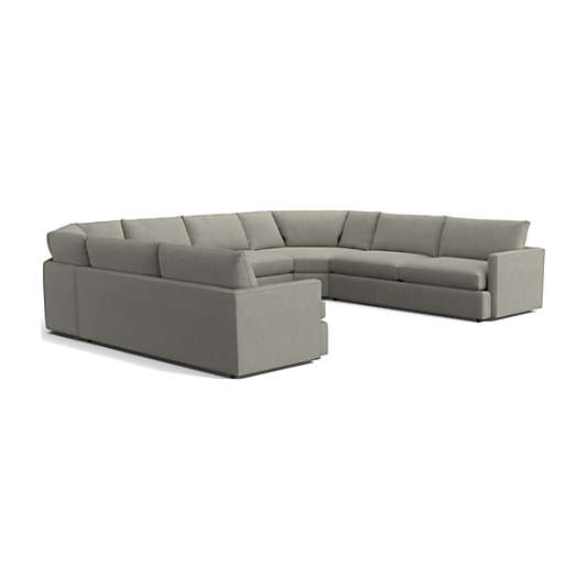 Lounge 5-Piece Wedge Sectional Sofa