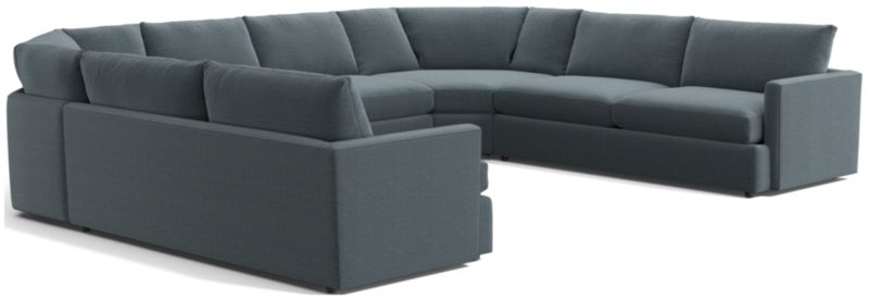 Lounge 5-Piece Wedge Sectional Sofa - image 0 of 15