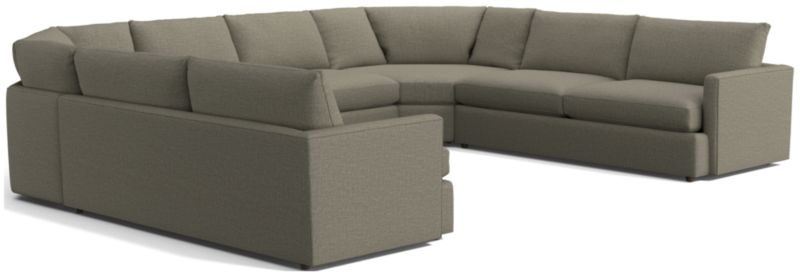 Lounge 5-Piece Wedge Sectional Sofa - image 0 of 12