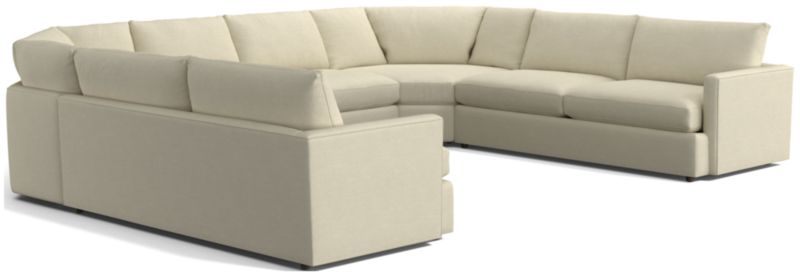 Lounge 5-Piece Wedge Sectional Sofa - image 0 of 12