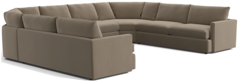 Lounge 5-Piece Wedge Sectional Sofa - image 0 of 12